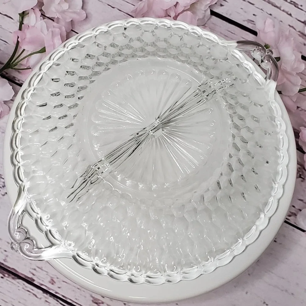 Crystal Divided Serving Dish
